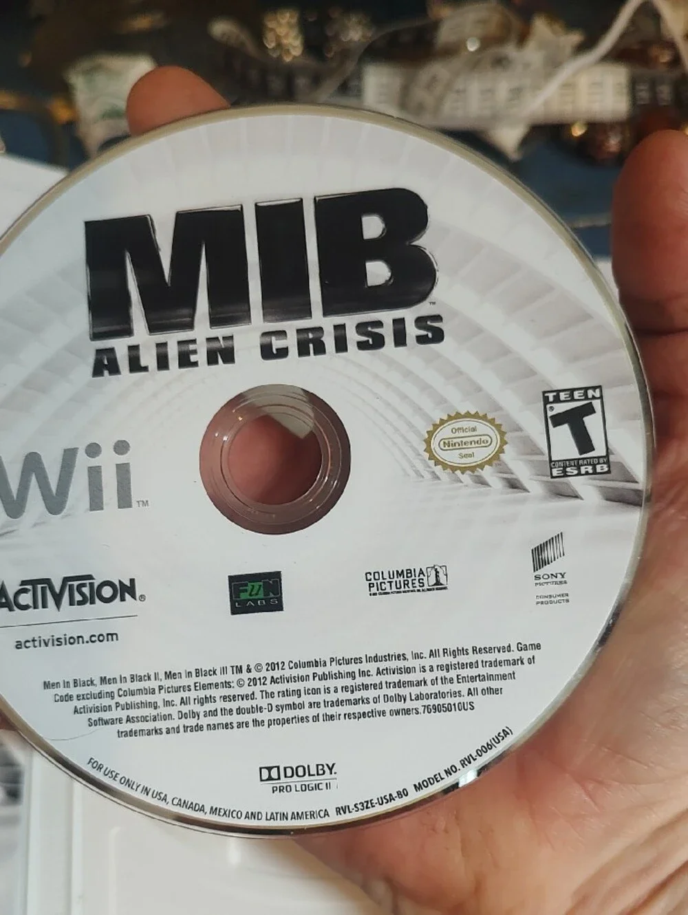 MIB: Alien Crisis (Wii) - White Cover